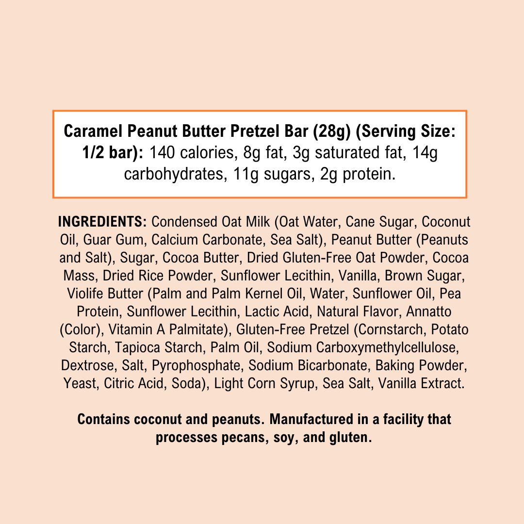 Peanut Butter Pretzel Caramel Bars (Wholesale)