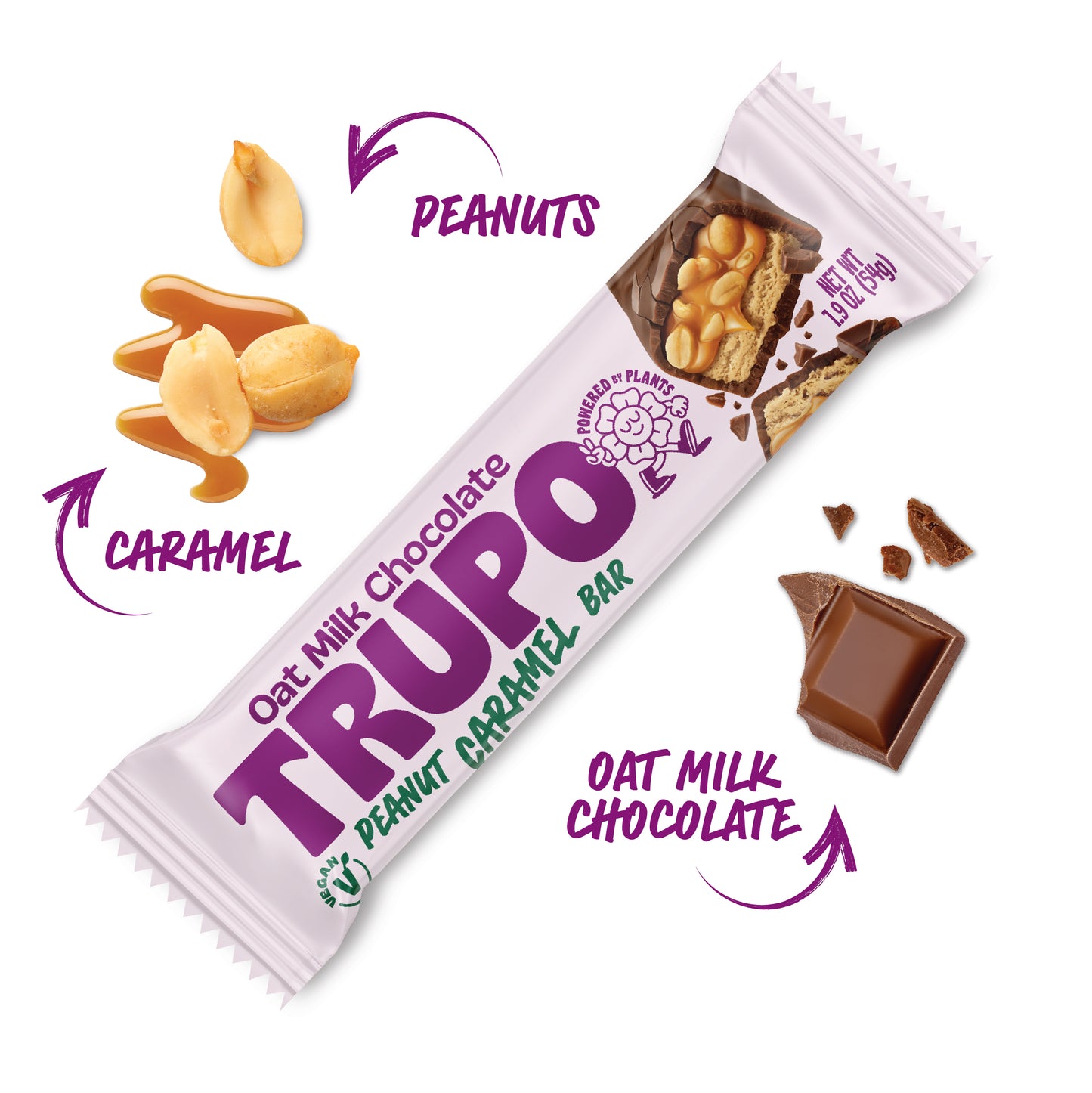 Peanut Caramel Nougat Bars (Wholesale)