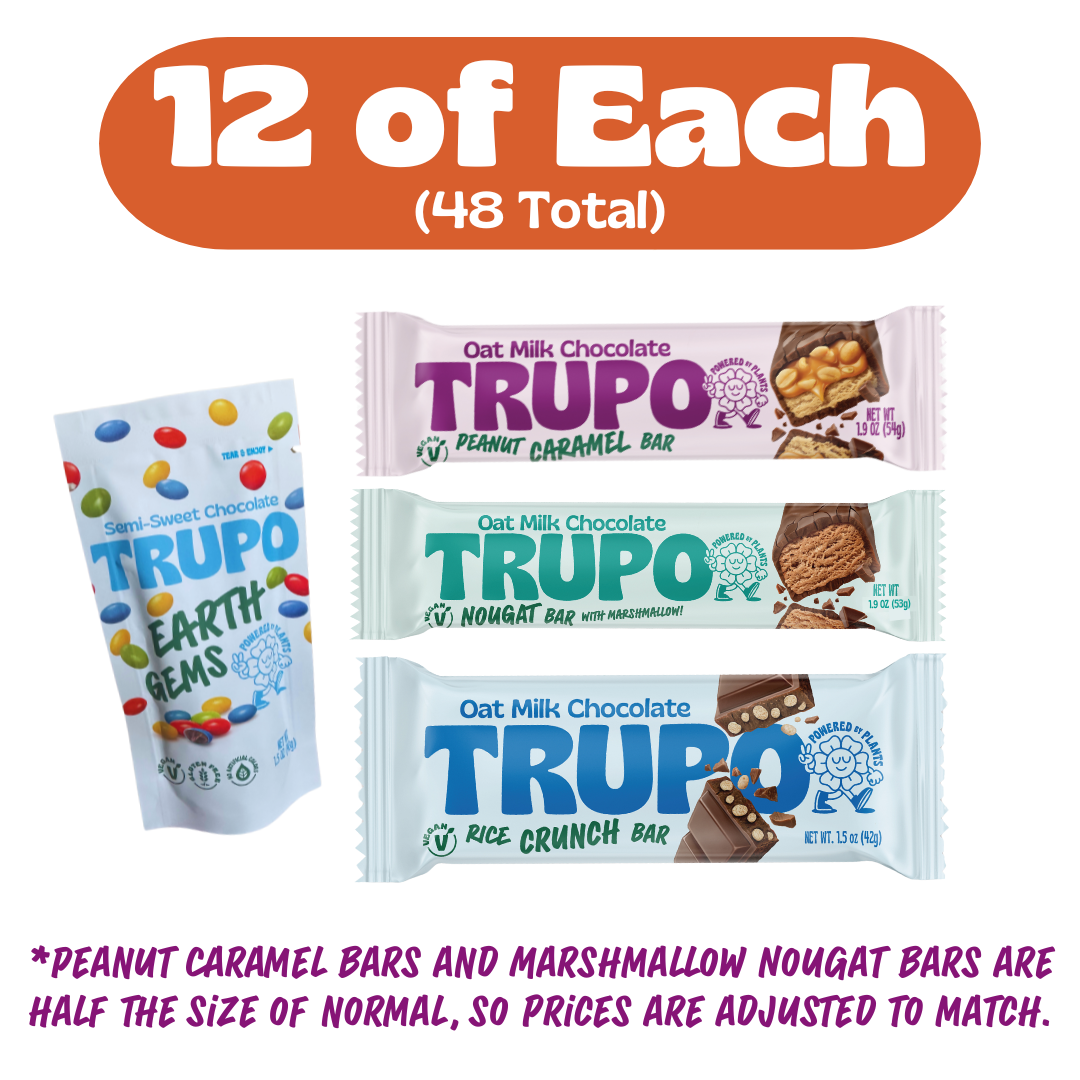 48 Variety Pack (Half Size Bars, Crunch, & Gems)