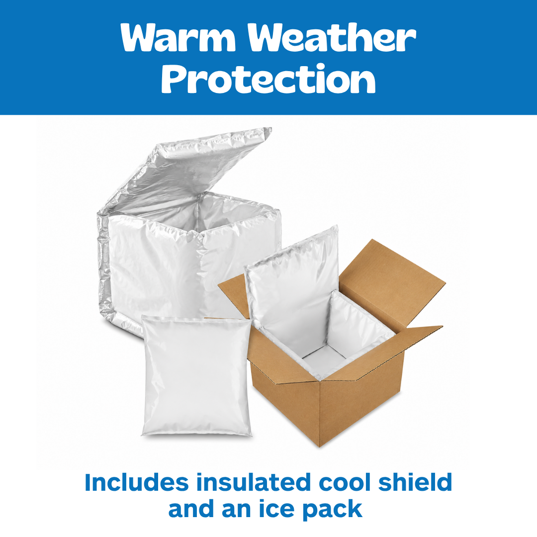 Warm Weather Protection: Includes Insulated Cool Shield Packaging + Ice Packs